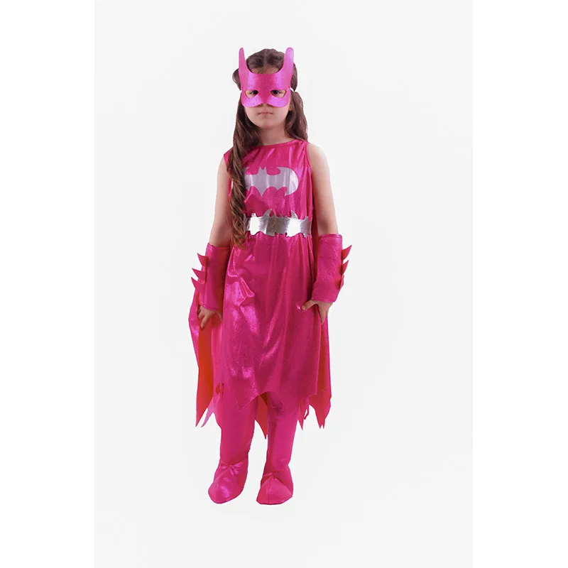 

Color Cosplay Bat Girls Cosplay Costume Movie Superhero Cosplay Costume Set Long Sleeve Purin Carnival Bodysuit