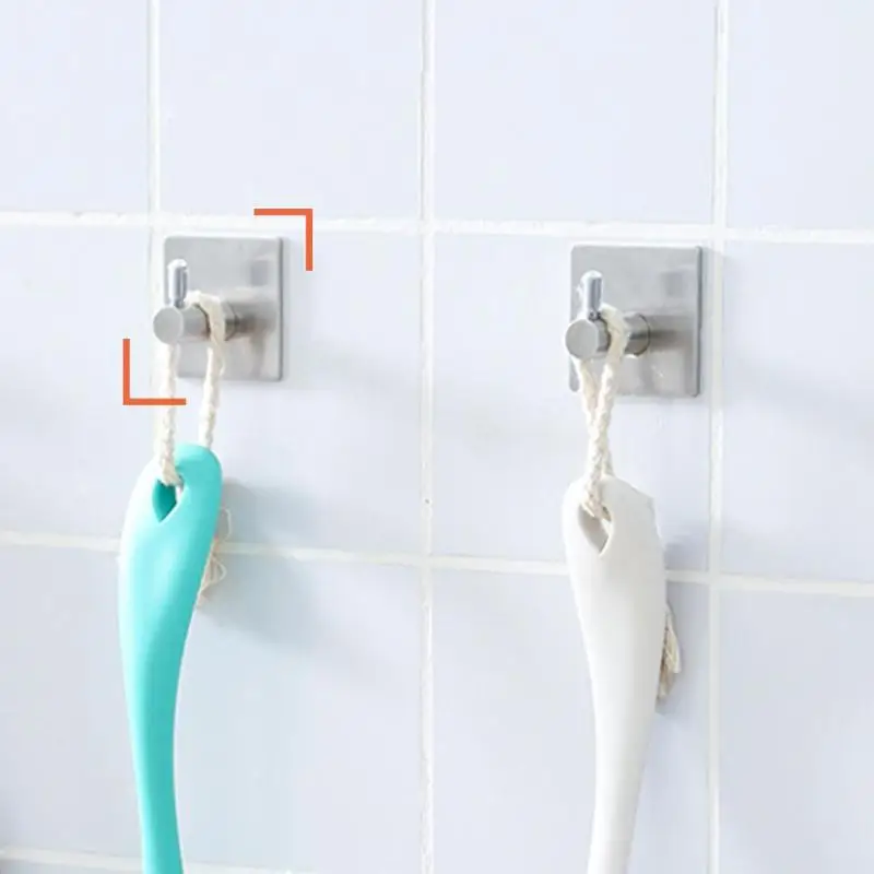 Крепкий крючок из нержавеющей стали самоклеящаяся клейкая вешалка настенное