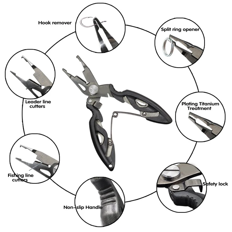 Fly Line проволока открывалка снасти угол крюк для удаления Сплит кольцо управление Рыбацкая оплетка ножницы мульти инструмент рыболовные пассатижи приманка резак