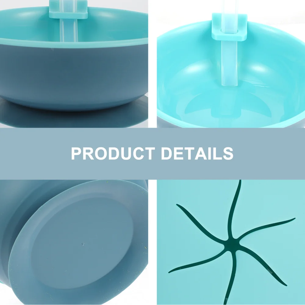 

Infant Eating Cup Household Training Tableware Baby Feeding Bowl with Straw