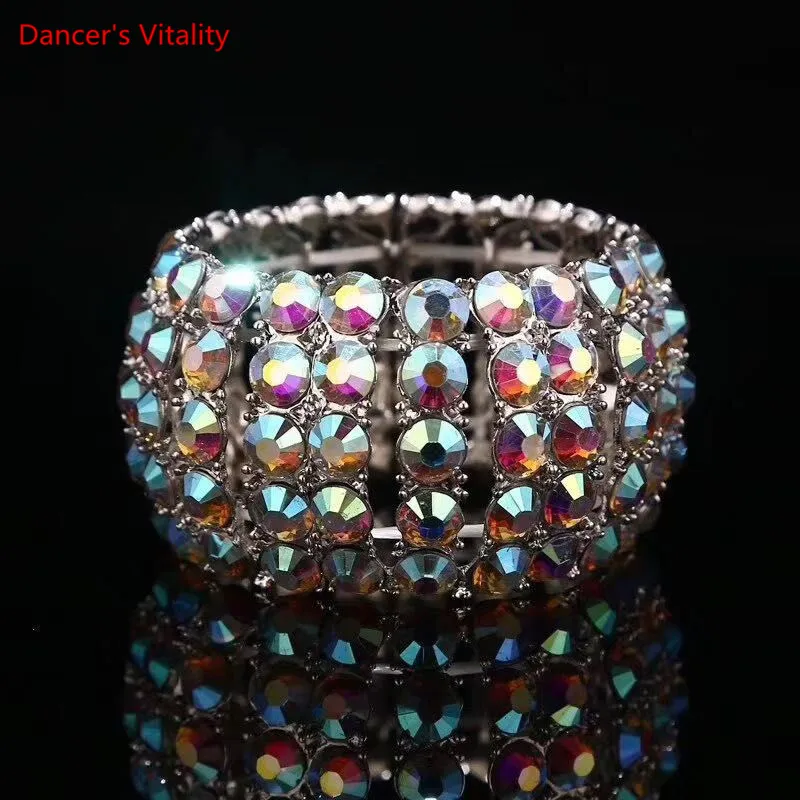 Женский браслет для танца живота Элитный с бриллиантами восточных танцев