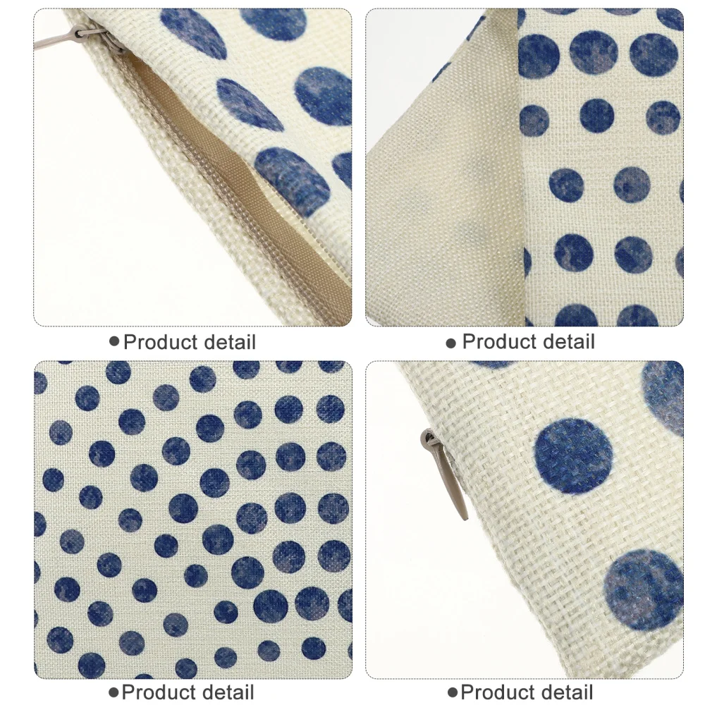 

4pcs Linen Pillow Cushion Watercolor Pillowslip Sofa Bedroom Decorative Pillowcase