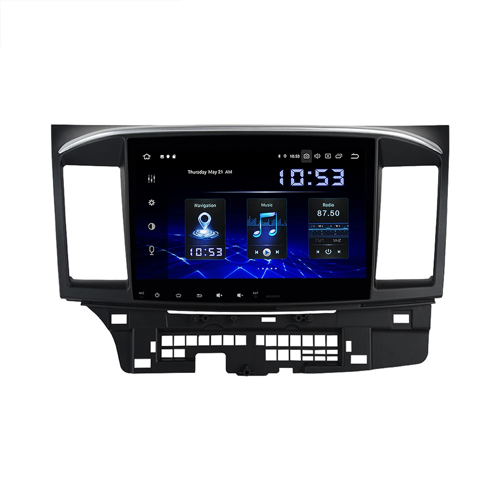 10 2 &quotAndroid автомобильное радио DSP сенсорный экран для Mitsubishi Lancer EVO 1 Din 64G ROM 4G RAM