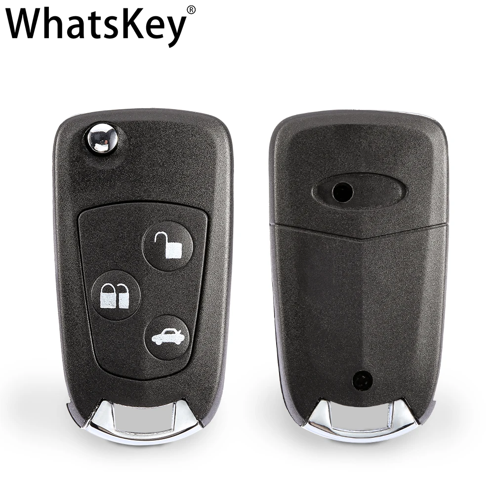 3 кнопки модифицированный Флип Ключа автомобиля ключ чехол для ключей Ford Festiva C-MAX
