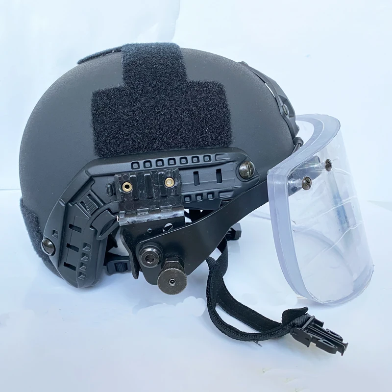 Fast Tatico Nij 3a Bulletproof Helmet+bullet Proof Glass Ballistic Face Shield Military Tactics Capacete Self Defense Equipment |