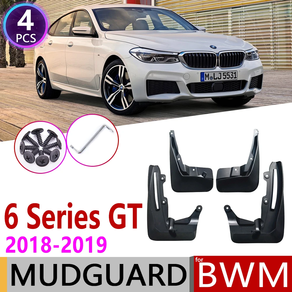 Для BMW серий 6 Гран Туризмо GT G32 2018 ~ 2019 крыло брызговики Всплеск клапаном