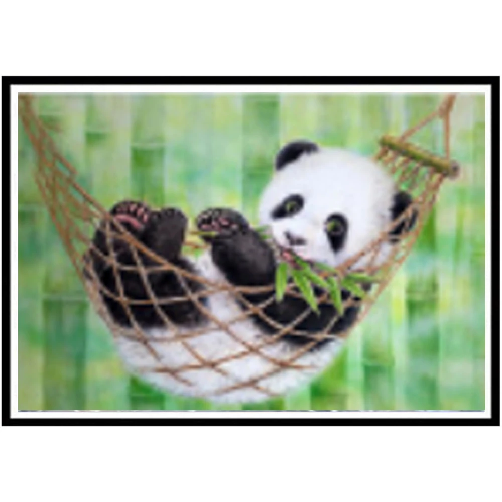 

5D DIY Diamond Painting Animal Panda Mosaic Painting Rhinestone Customizable Crafts Imitation Cross Stitch Home Decoration