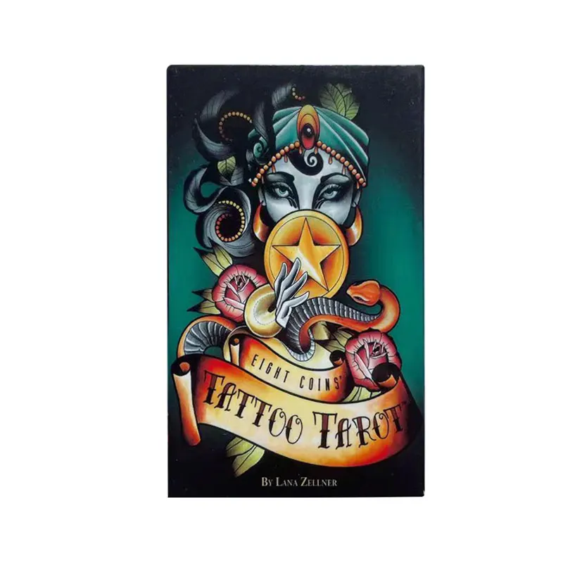 

Новые карты для тату-Таро с восьми монетами, колода для карт с изображением ораклов, колода для настольных игр, семейный подарок, игральные к...