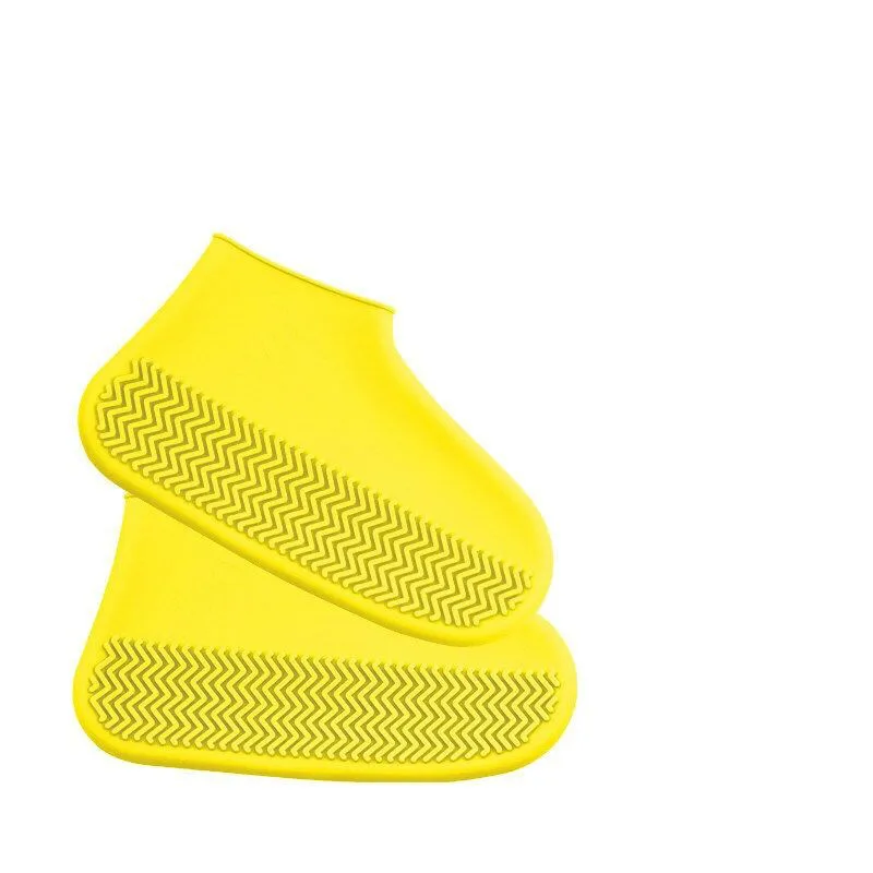 Waterproof Shoe Covers Cycling Rain Reusable Overshoes Silicone Latex Elastic Shoe Covers Protect Shoes Accessories Dust Covers - Цвет: As the pic1
