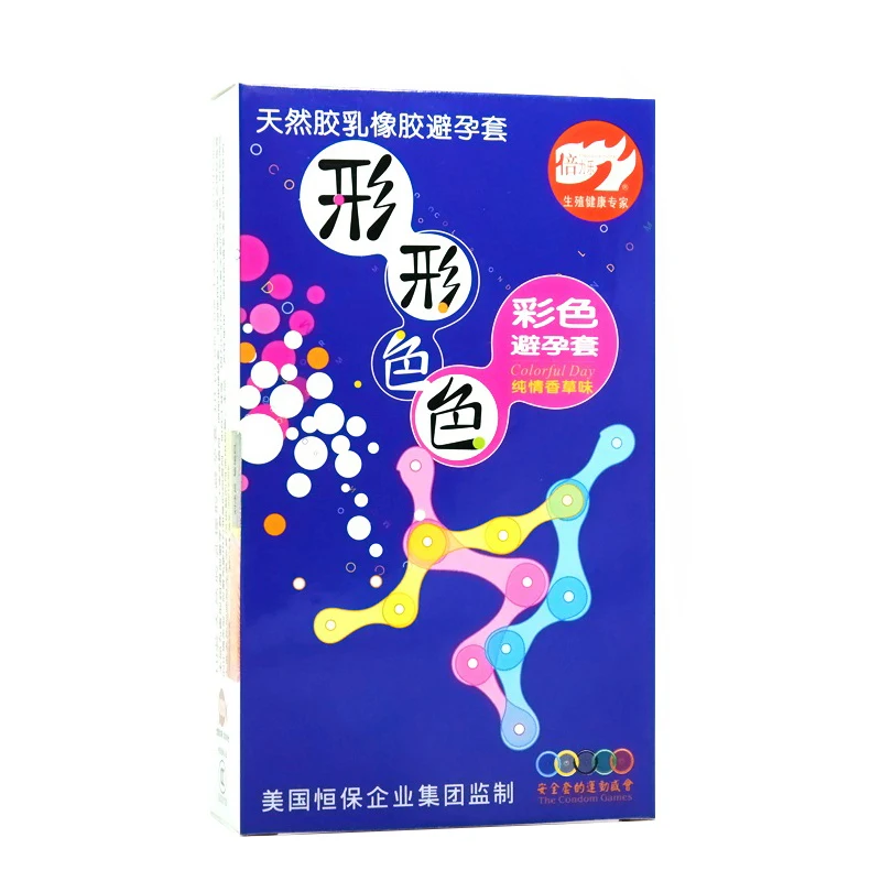 50 шт./лот цветные презервативы резиновые секс игрушки товары|condom sex|colored condomcondom