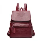 Новинка 2020, Однотонный женский рюкзак, модный Удобный многофункциональный студенческий вместительный дорожный школьный портфель из мягкой кожи