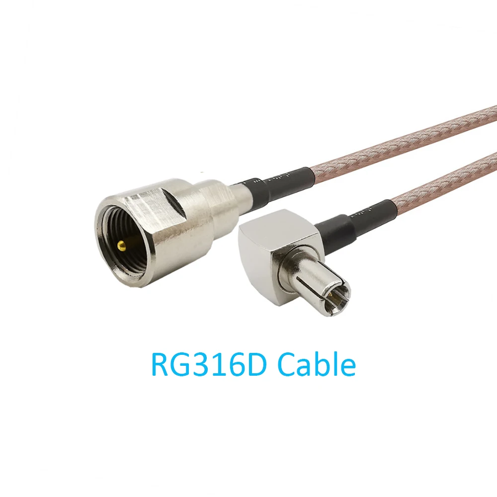 

Коннектор RG316 для сетевой карты HUAWEI, переходник с FME на TS9 «папа», TS9
