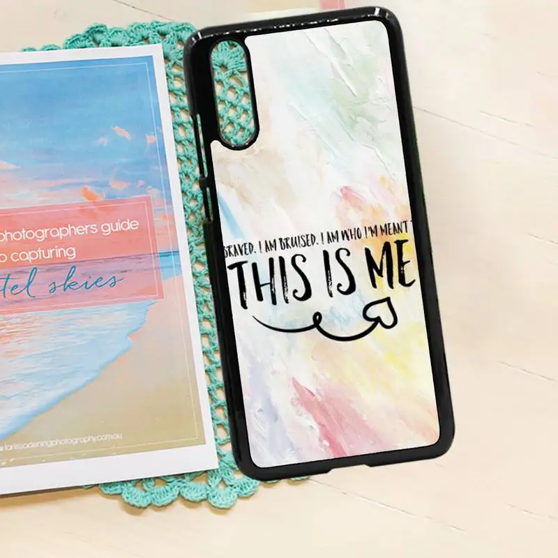 

Color background maxim motivating text Phone Cases PC for iPhone 11 12 pro XS MAX 8 7 6 6S Plus X 5S SE 2020 XR