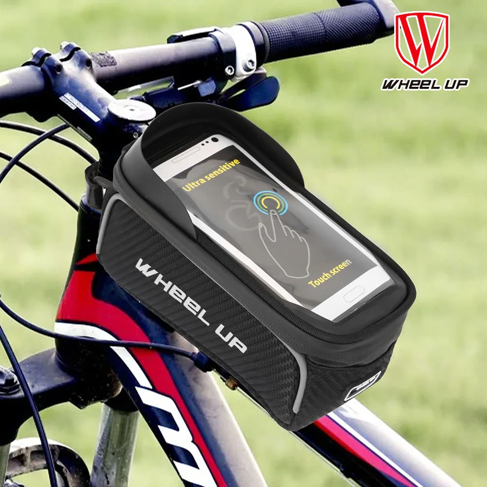 

WHEEL UP Bicycle Bag Road Bike Front Beam Bag Mountain Bike Top Tube Package Phone Case Waterproof Touchscreen Cycling Part