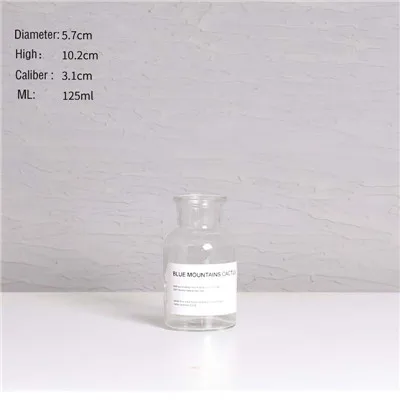 Transparent B-125ML Стеклянная ваза скандинавского дизайна, европейская декоративная ваза для дома, цветочная композиция, гидропонная Настольная Ваза для украшения цветов - Цвет: Transparent B-125ML