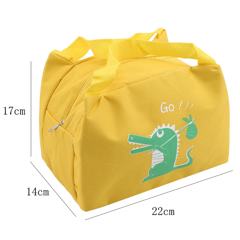 

2021 New Style Fashion Hot Portable Lunch Bags Insulated Canvas Box Tote Bag Thermal Cooler Food Picnic Bag