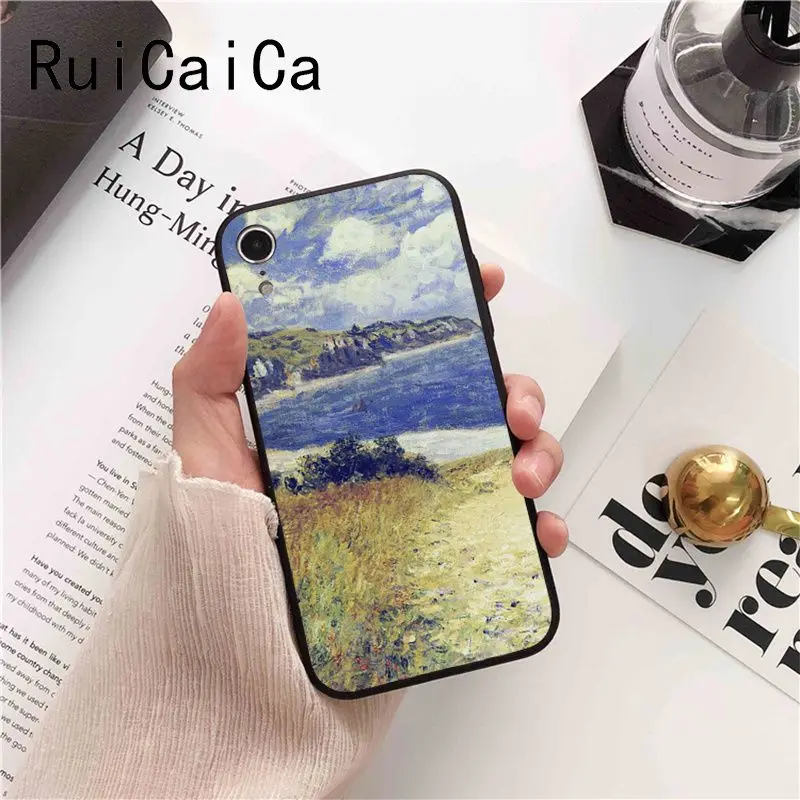 Ruicaica Claude Monet Impressionism Painter Luxury Unique Design PhoneCase for iPhone 8 7 6 6S X XS MAX 5 5S SE XR 11 Pro Max | Мобильные