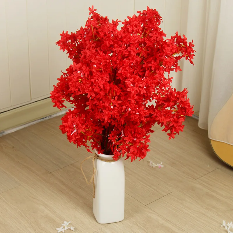 1 шт. искусственный цветок сиреневый крест украшение для дома офиса свадьбы