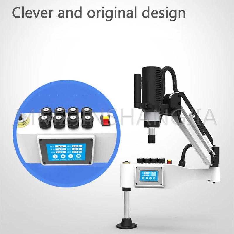

Small-Scale Desktop Electric Tapping Machine Rocker Intelligent CNC Screw Thread Automatic Metal Wood Plastic Tapping Tool