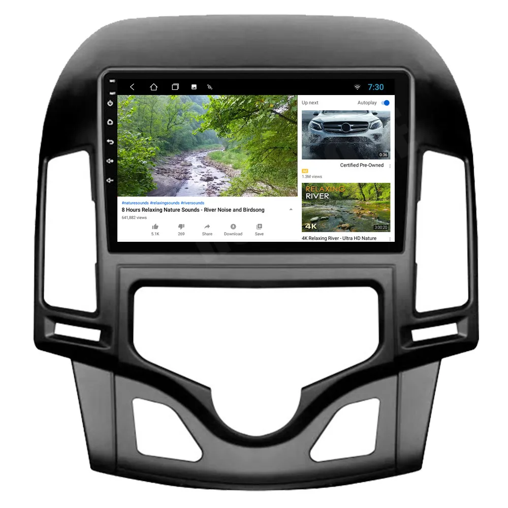 RoverOne для Hyundai I30 2006 2011 Android 9 0 2.5D IPS сенсорный экран мультимедиа Стайлинг автомобиля