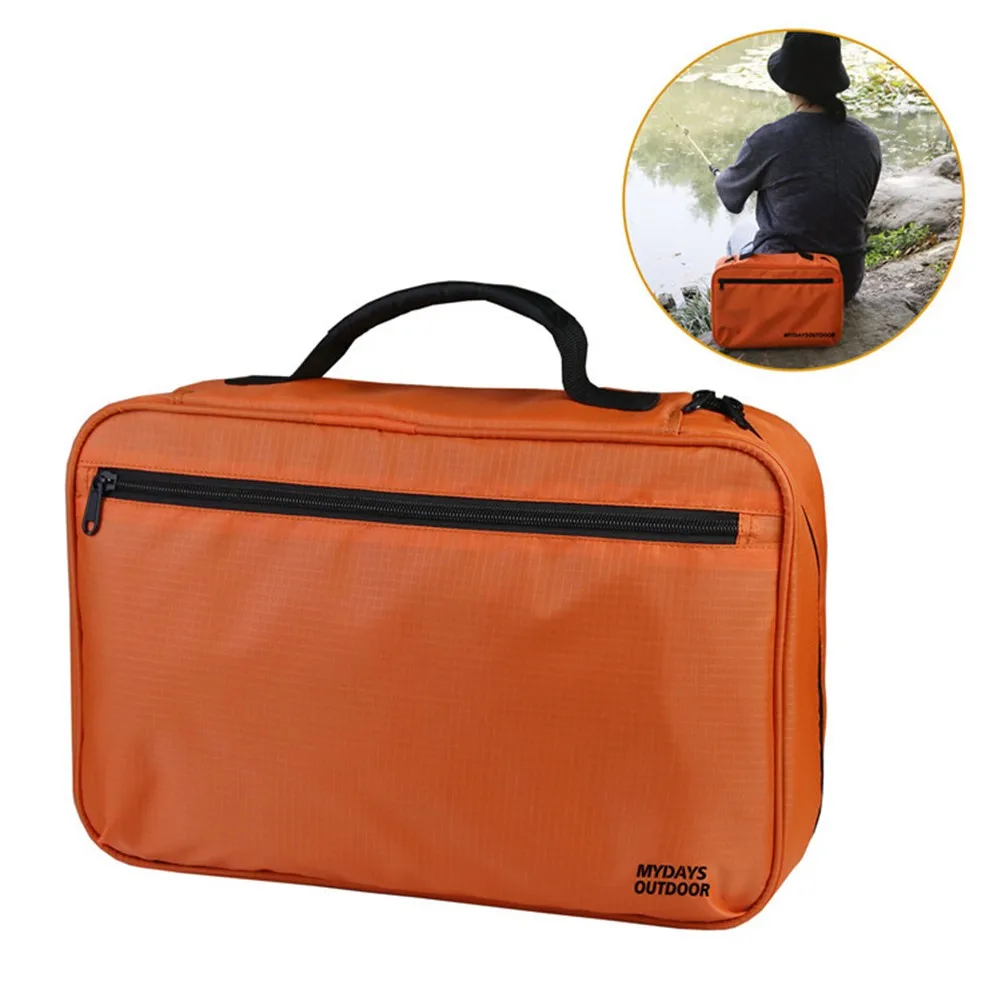 

Outdoor Fishing Line Bait Tackle Bags Storage Box With Divider Bag Multifunctional Portable Pouch Fishing Parts Storage Must