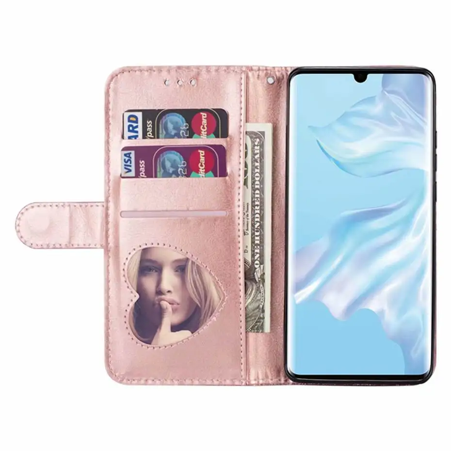 Чехол-книжка из искусственной кожи на молнии для Huawei P30 P20 Mate 10 20 Pro Lite P Smsrt Plus Y6 67 2019