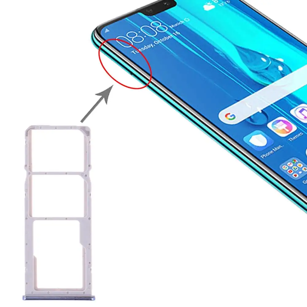 Лоток для sim-карт + лоток карт SD Micro huawei Y9 (2019) | Мобильные телефоны и аксессуары