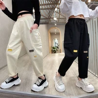 girls cargo pants for girls child cargo pants casual sports pants spring autumn childrens pants for teeage pockets trousers