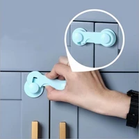 10pcs 1 set baby drawer lock todder child kids door drawers wardrobe cabinet safety care protect plastic lock pink blue cover