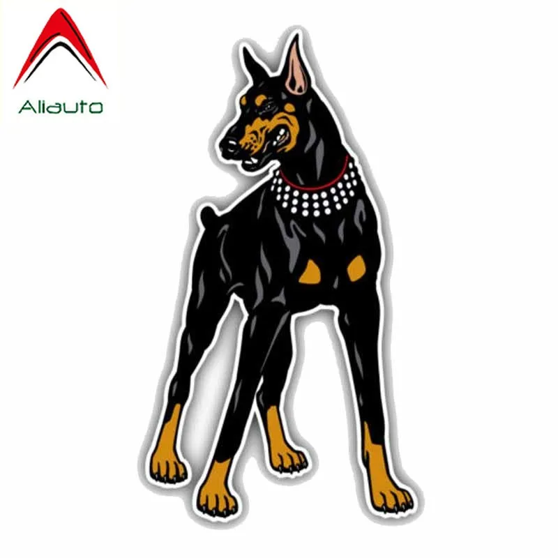 Наклейка на автомобиль Doberman Pinscher 7 см * 15 см|Наклейки автомобиль| |