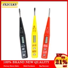 Электрическая тестовая карандашная отвертка, цифровая AC DC 12 В-250 В, бесконтактная электрическая тестовая ручка, измеритель напряжения, детектор розетки