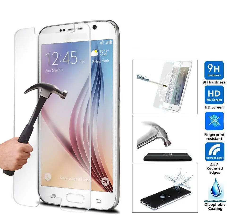 Закаленное стекло для Samsung Galaxy A3 A5 A7 A300 2016 A510 A310 S5 S6 J5 J7 j510 j710 защитная пленка экрана