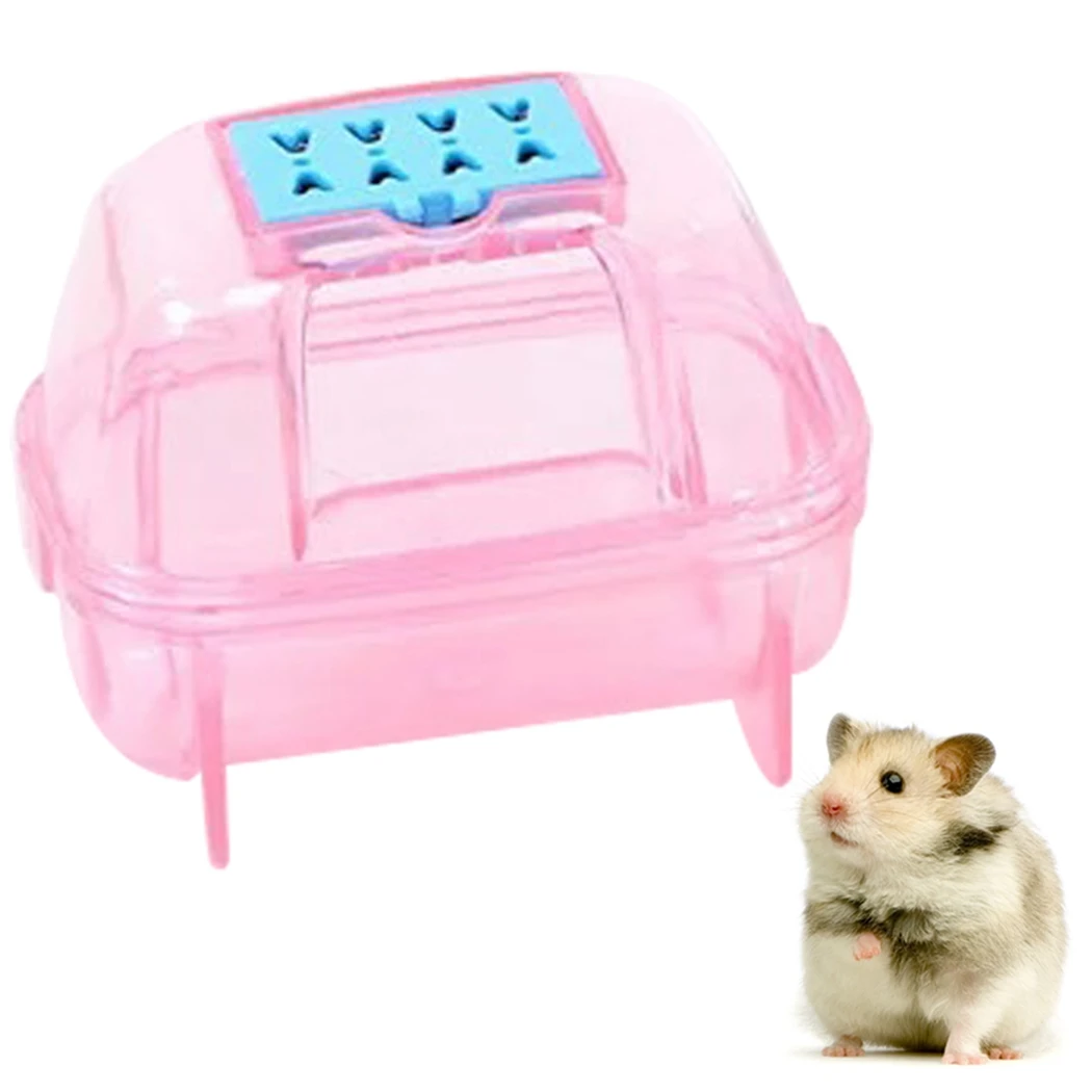 

Pet Hamster Bath House Plastic Mini Detachable Small Animal Toilet Chinchilla Hamster Sandbox Small Pet Mouse Supplies Accessory
