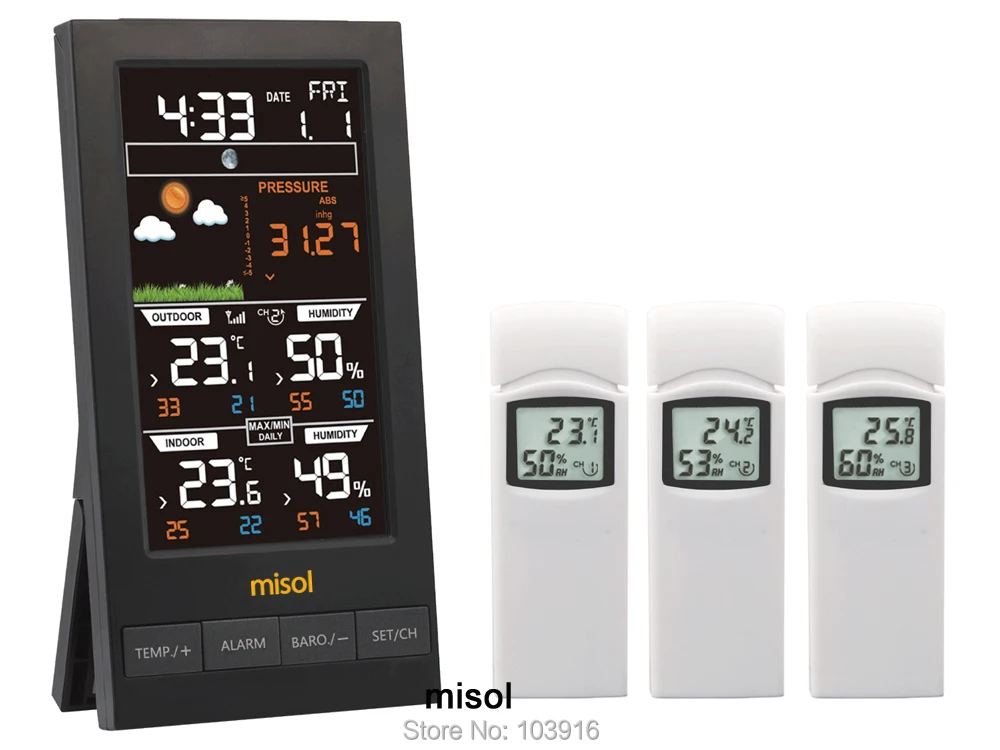 

MI·SOL Беспроводная метеостанция с датчиком