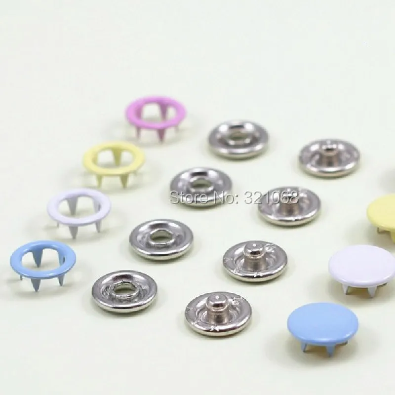 Разноцветные однотонные полые пуговицы 4 цвета 100 комплектов 1 см сделай сам