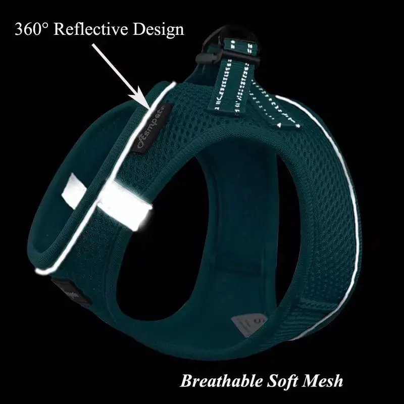 Светоотражающая шлейка для собак 2020 сетчатая жилет домашних животных не