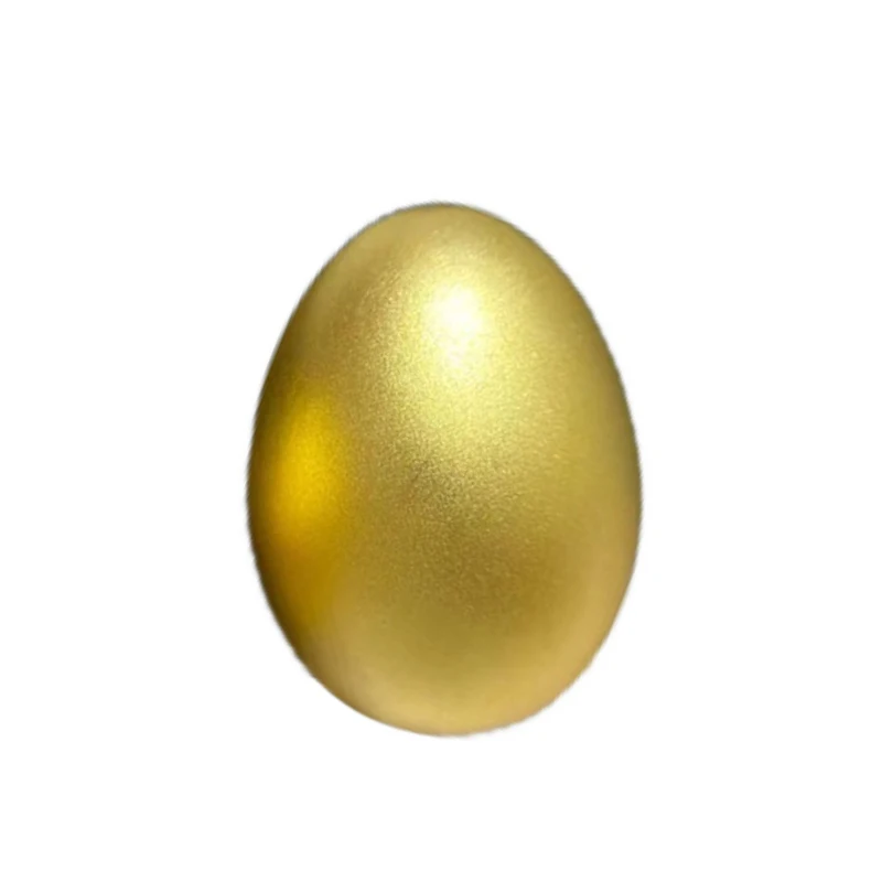 

Best Gift 24K Yellow Gold 999 Gold Egg 3D Hard Gold Egg
