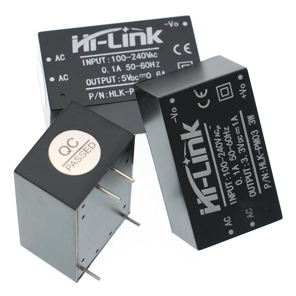 HLK PM01 PM03 PM12 AC DC 220V 5 V/3 3 V/12 V Мини модуля питания интеллигентая (ый) бытовой