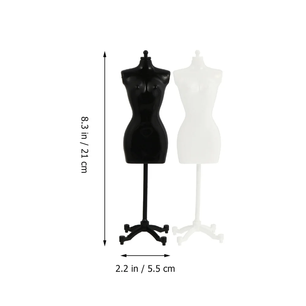 

6pcs Doll Dress Display Holder Doll Clothes Display Stand Mannequin Model Stand