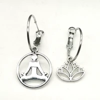 alloy nickel free indian yoga drop earrings for women oorbellen voor vrouwen kolczyki damskie