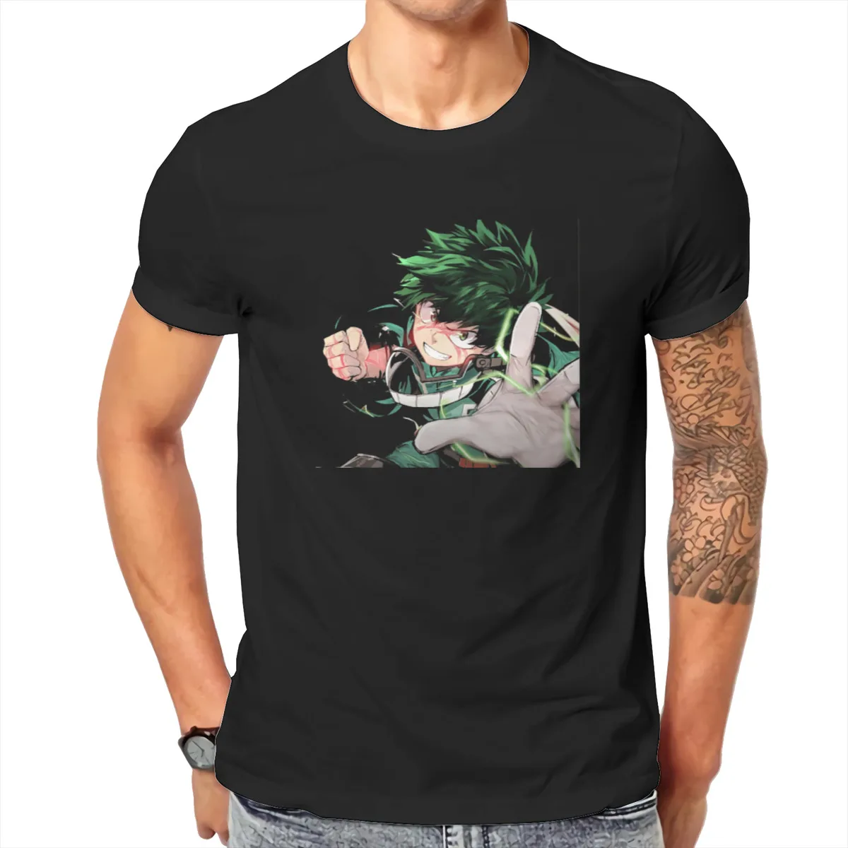 

Забавные графические мужские футболки Izuku и Midoriyas - Katsuki Bakugos One для всех Katsukis