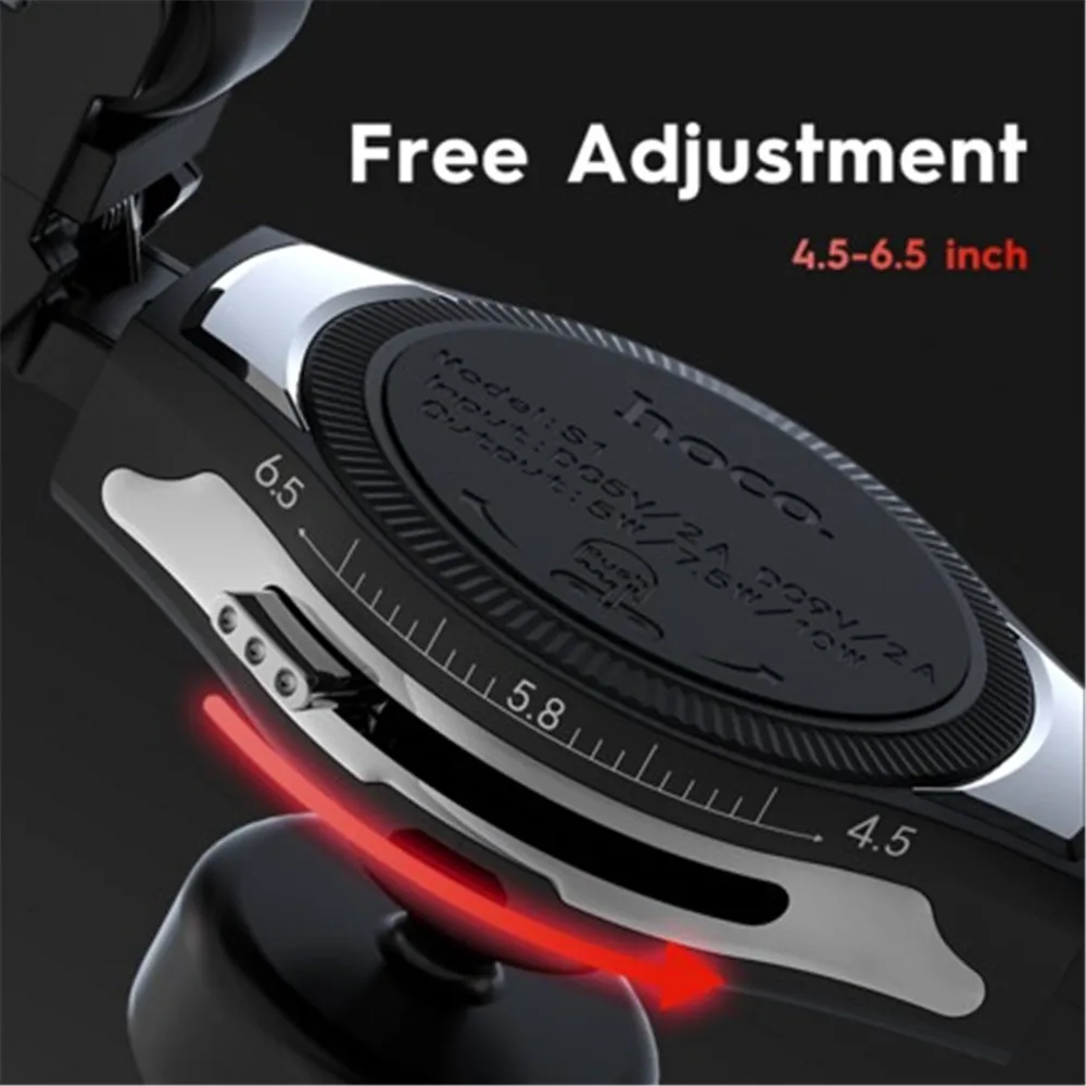 Автомобильное беспроводное зарядное устройство 10 Вт Быстрая зарядка подставка