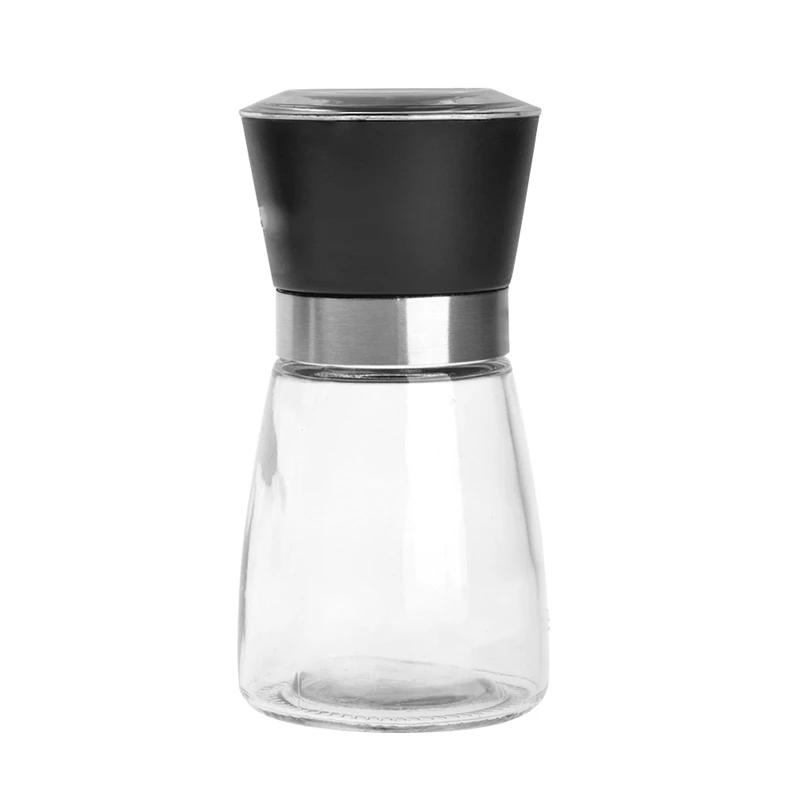 

Stainless steel glass manual pepper grinder kitchen household spice pepper pepper grinder spice seasoning bottle for Cooking