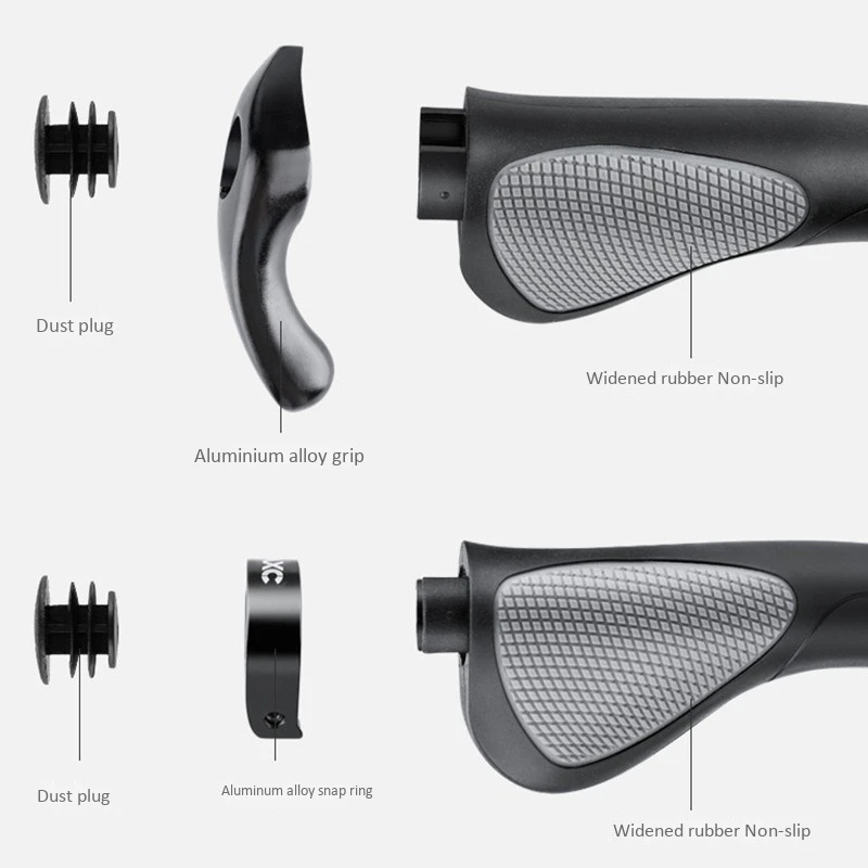 

CXWXC Bicycle Handlebar Mountain Bike Vice Handle Rubber Handlebar Riding Accessories