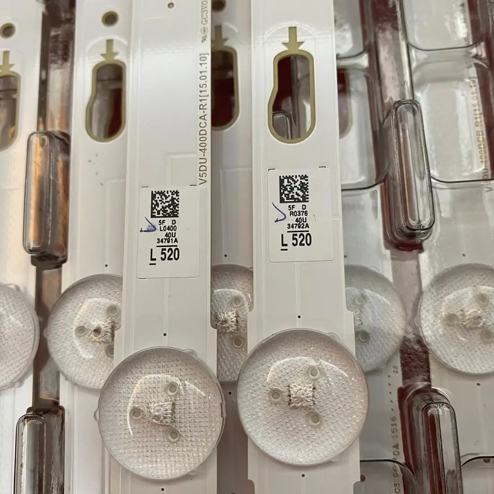 10 шт. Светодиодная панель для UE40MU6105K UE40JU6050 UE40KU6100 UE40KU6000 UE40JU6000 UE40MU6100 UE40JU6072 UE40JU6472 V5DU-400DCA-R1 400DCB on.