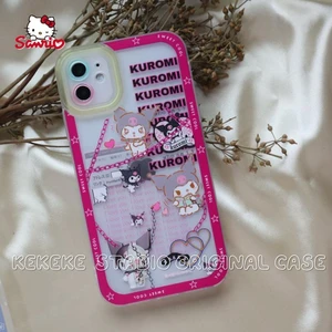 Sanrio Kuromi Sweet Cool Cartoon Phone Case for iPhone13 13Pro 13Promax 12 12Pro Max 11 Pro X XS MAX XR 7 8 Plus Cover
