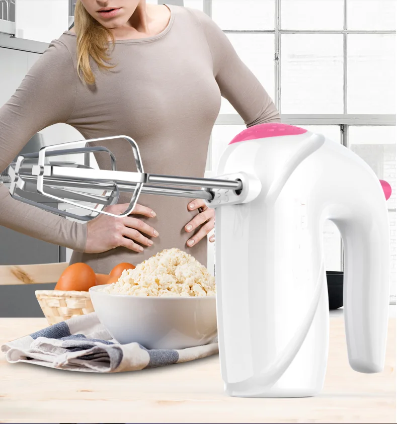 

Electric Hand Mixer with 5-Speed Electric Milk Beater Kitchen Mixer Stainless Steel Electric Mixer For Home baking