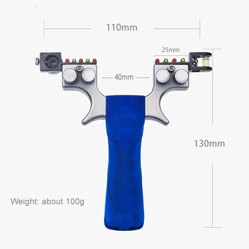 

New Resin Slingshot Fluff Paint Handle with Flat Rubber Band Laser Infrared Sight High Precision Outdoor Shooting Catapult