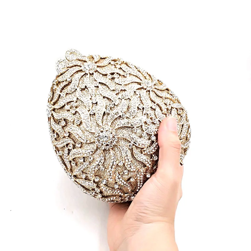 Роскошные женские свадебные кошельки элегантные дизайнерские сумка яйцевидной