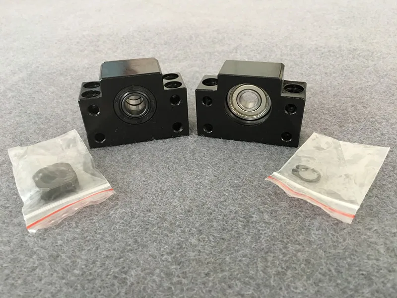 SFU1605 шариковый винт 250 300 400 500 600 700 800 900 мм + шариковая гайка 1605 корпус поддержка BK12